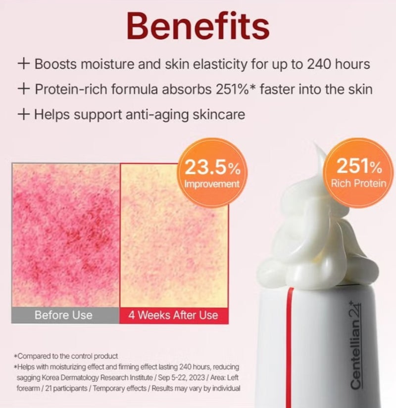 CENTELLIAN 24 Madeca Cream Time Reverse (1.69fl oz) - Advanced Fast-Absorbing & Nourishing, Hydrates, Firms & Reduces Wrinkles, Low Irritation, Korean Skin Care Centella Asiatica, Collagen - Image 3